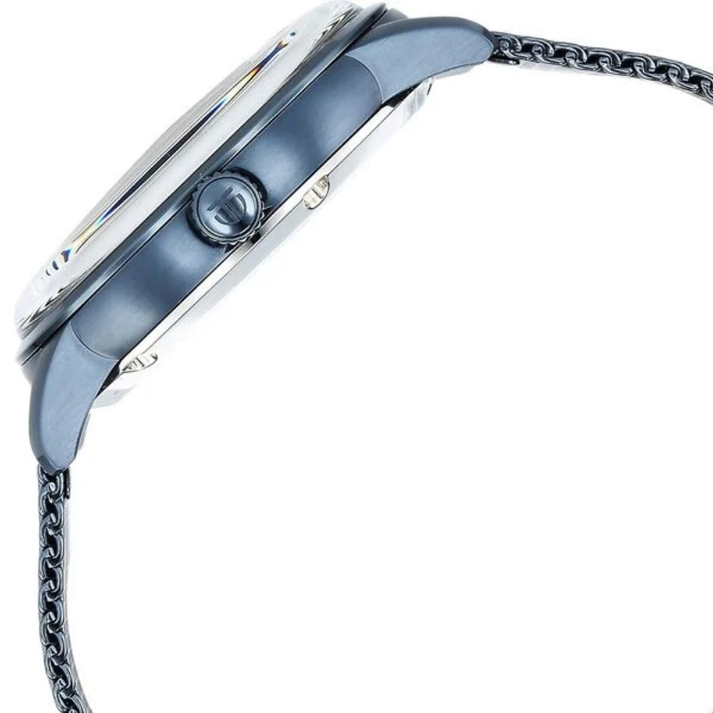 Titan Skeletal Automatic Blue Dial Watch for Men NS90110QM01