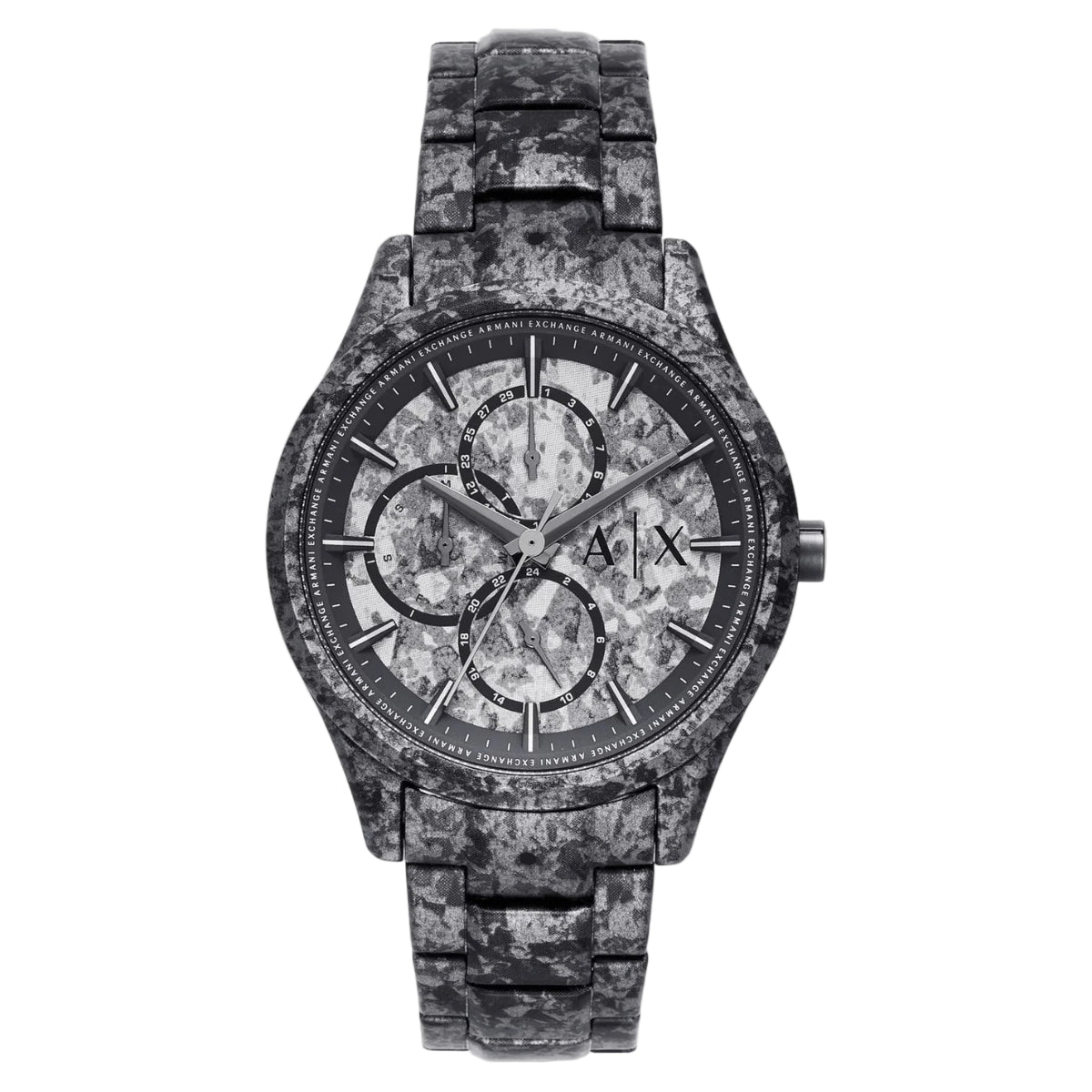 Armani Exchange Grey Dial Multi-Function Stainless Steel Men Watch AX1885