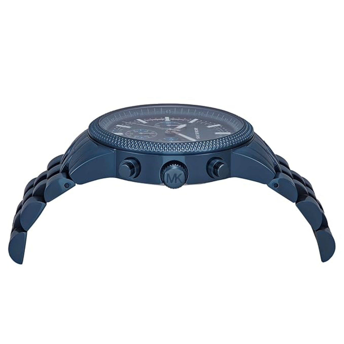 Michael Kors Hutton Quartz Blue Dial Chronograph Watch For Women MKO1165