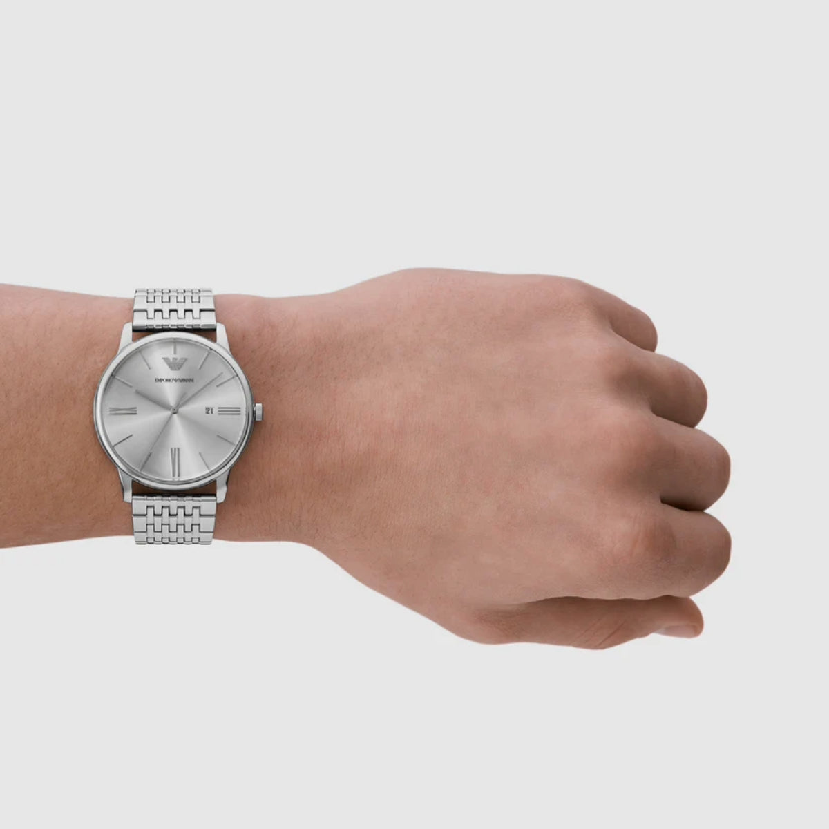 Emporio Armani Quartz White Dial Analog Watch For Men AR11599