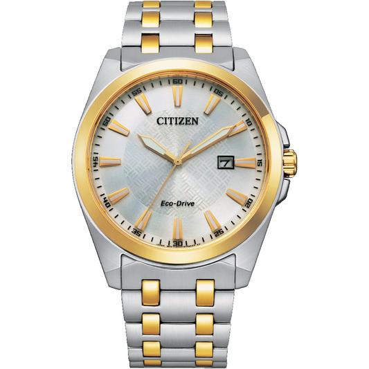 Citizen Eco-Drive Silver Dial Analog With Stainless Steel Men Watch - BM7534-59A