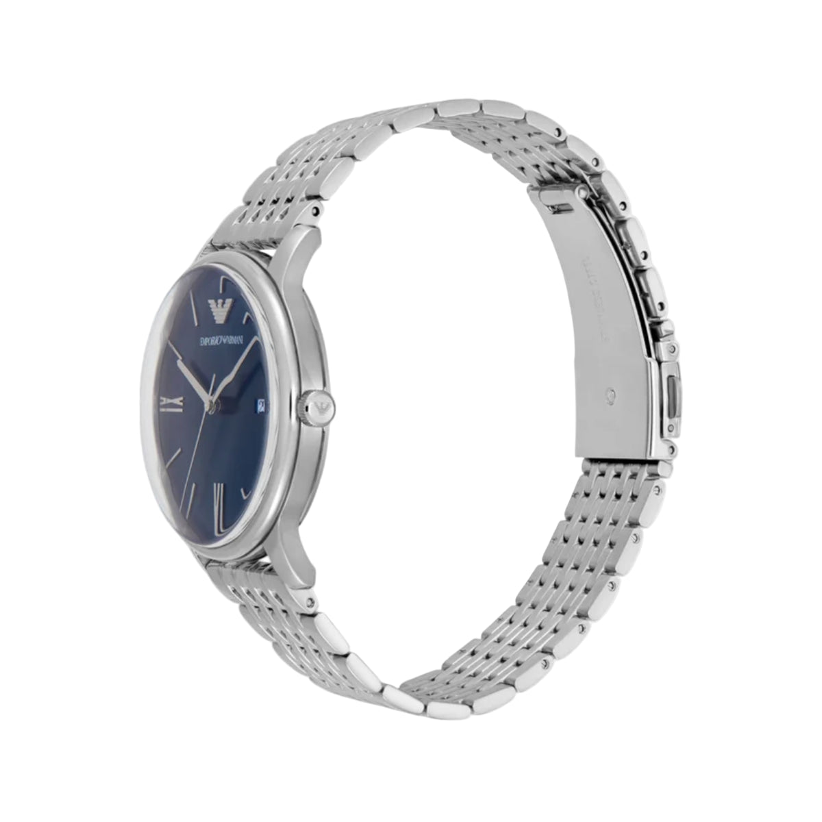 Emporio Armani Blue Round Dial Analog Watch For Men AR11674