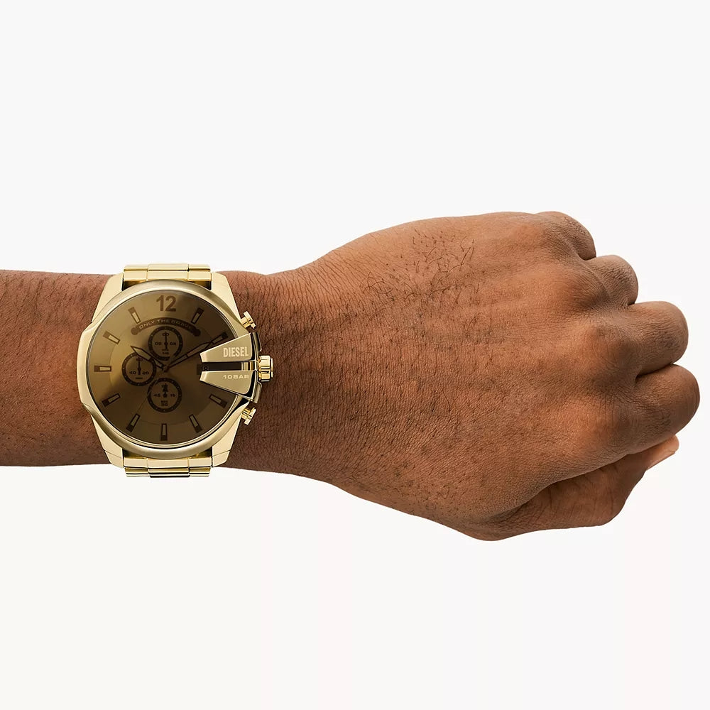 DZ4662 Diesel | Mega Chief Chrono Brown Dial Watch (Men)