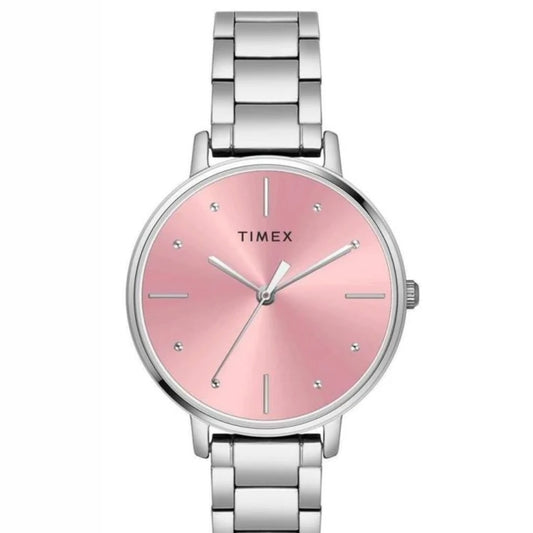Timex Pink Dial Analog Women Watch TWEL15824