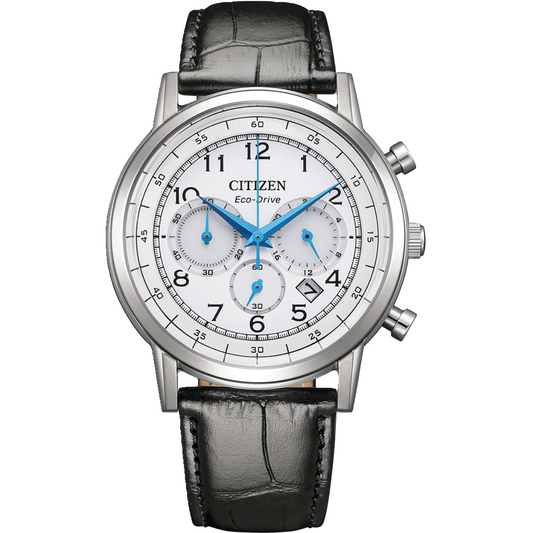 Citizen Eco-Drive White Dial Chronograph Men Watch - CA4630-02A