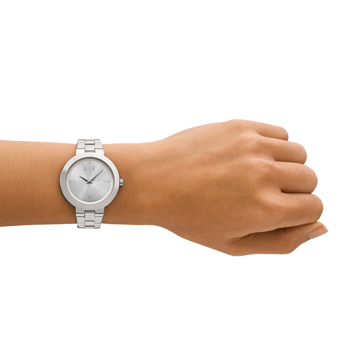 Armani Exchange Silver Dial Analog Stainless Steel Women's Watch AX5170