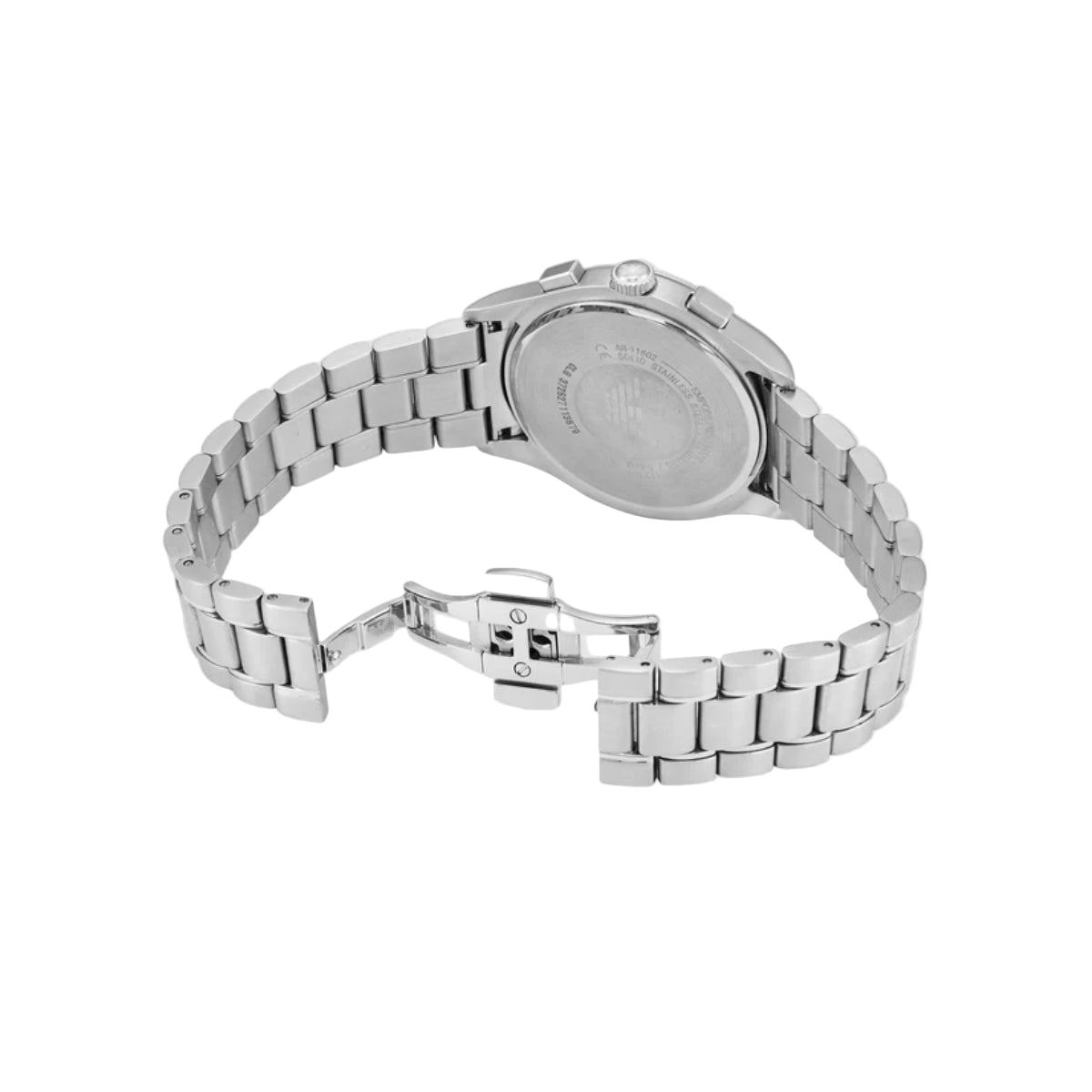 Emporio Armani Paolo Black Dial Chronograph Analog Men Watch AR11602