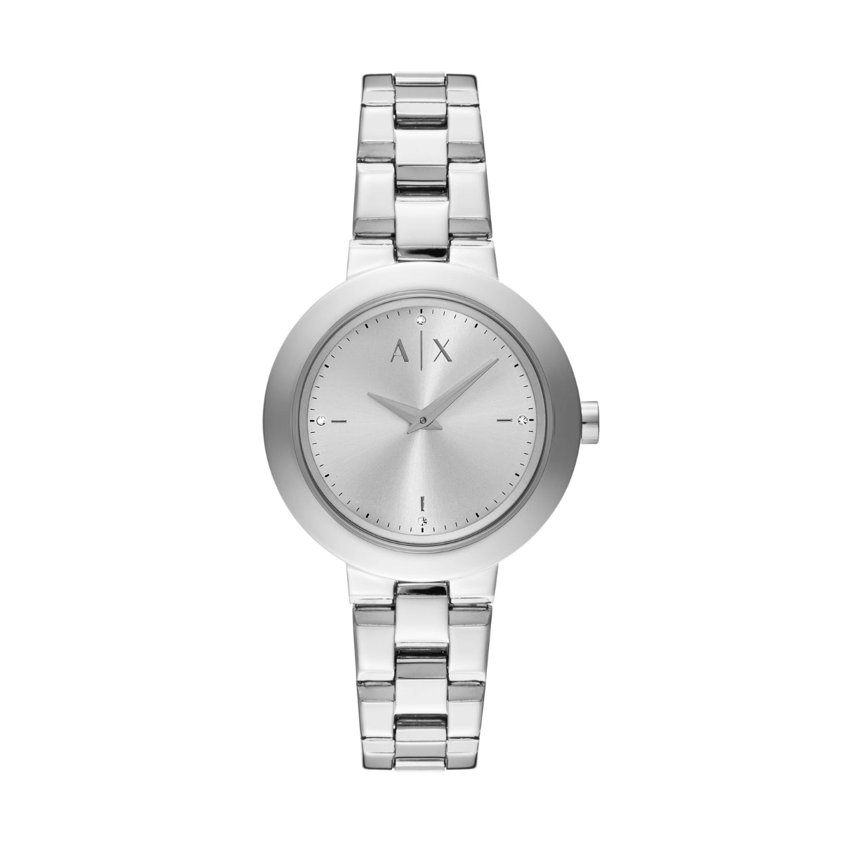 Armani Exchange Silver Dial Analog Stainless Steel Women's Watch AX5170