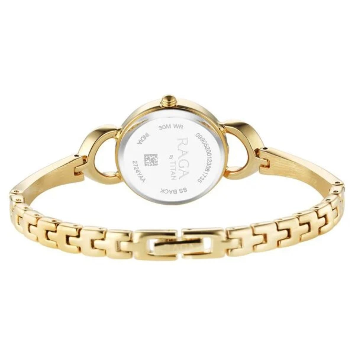 Titan Raga Champagne Dial Watch for Women 2724YM01