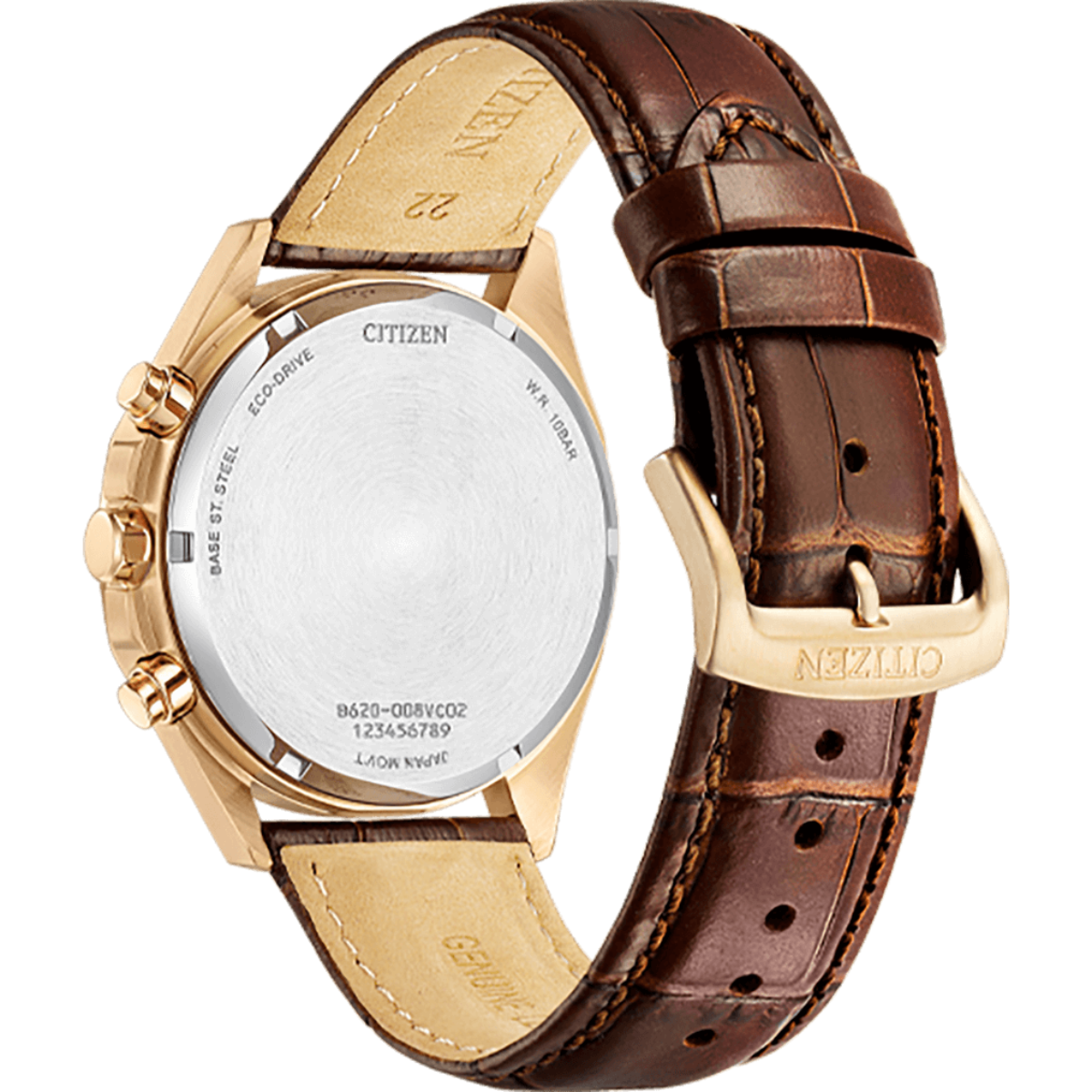 Citizen Eco-Drive White Dial Chronograph Men Watch - CA4593-15A