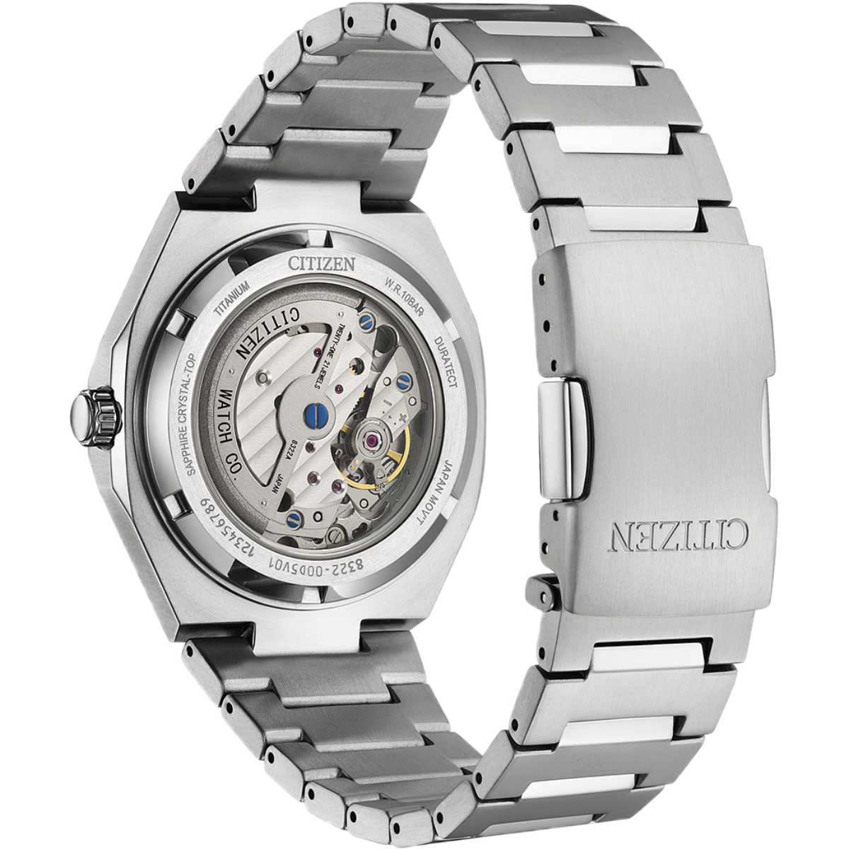 Citizen GreyBlue Dial Zenshin 60 Three-hand Men's Watch - NK5020-58L
