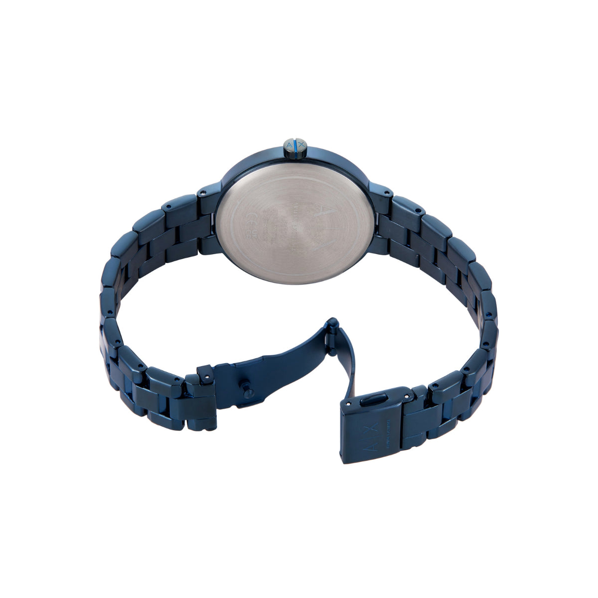 Armani Exchange Quartz Crystal Blue Dial Analog Watch For Women AX5175