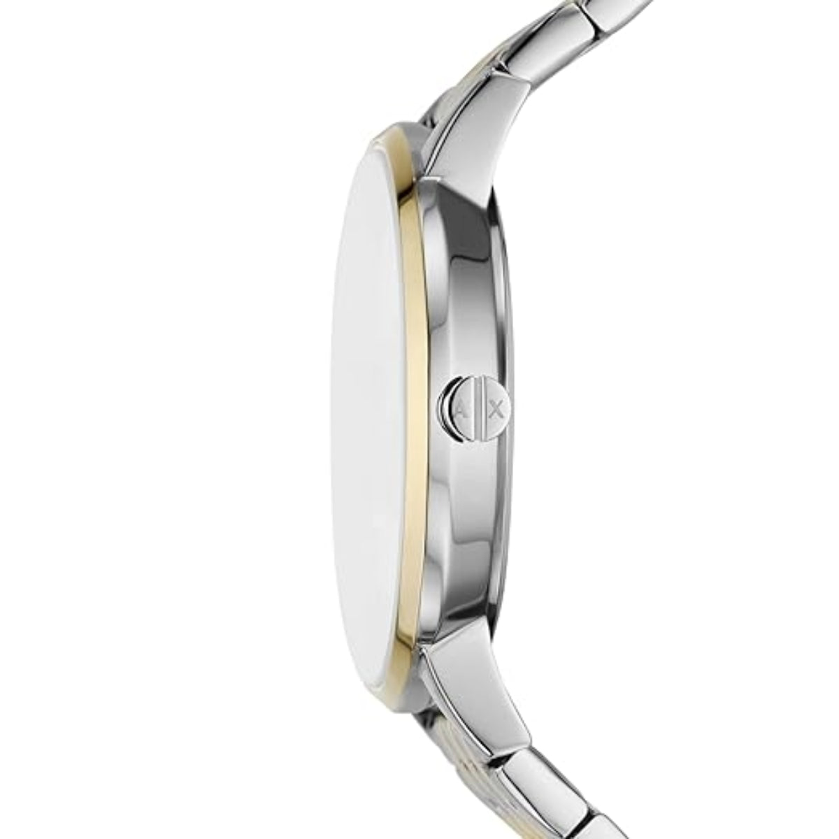 Armani Exchange Two-tone three-hand Men's Watch With bracelet AX7156SET