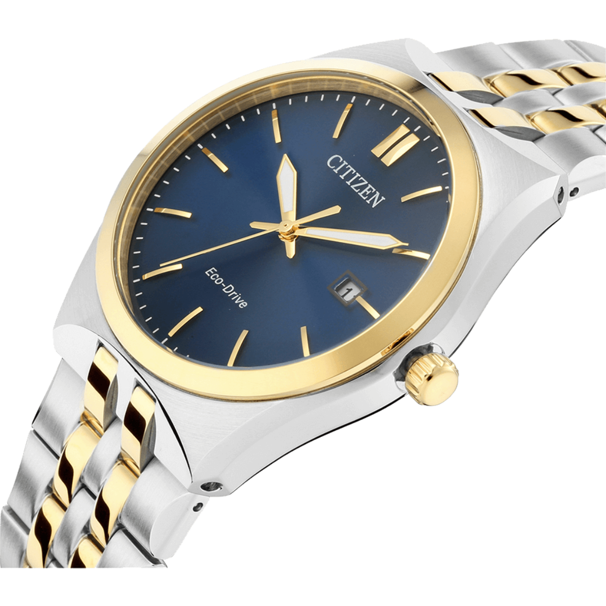 Citizen Eco-Drive Blue Dial Analog With Stainless Steel Men Watch BM7334-66L