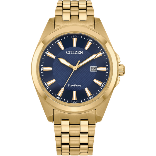 Citizen Eco-Drive Blue Dial Analog With Stainless Steel Men Watch BM7532-54L