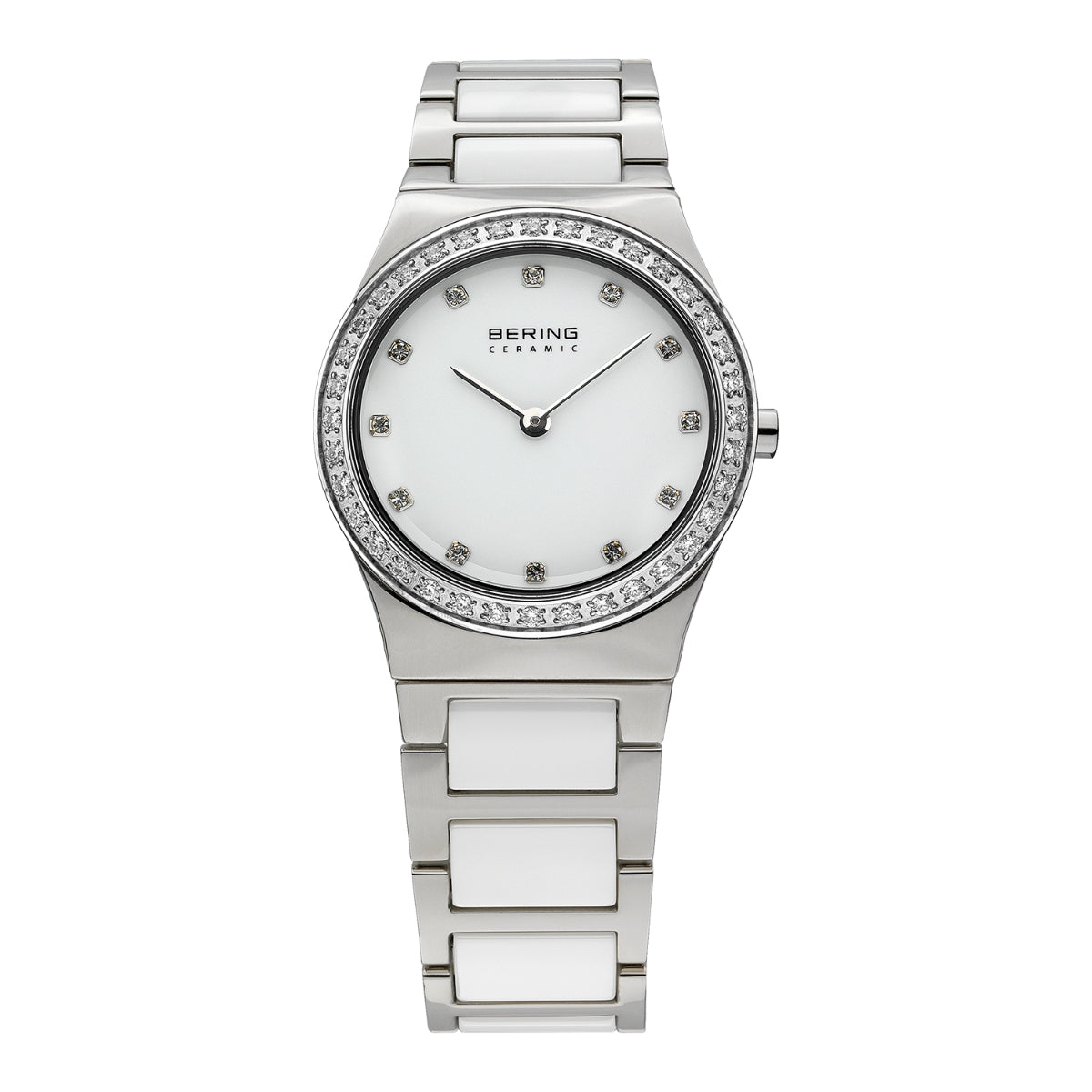 Bering Ceramic White Dial Analog Watch For Women 32430-754