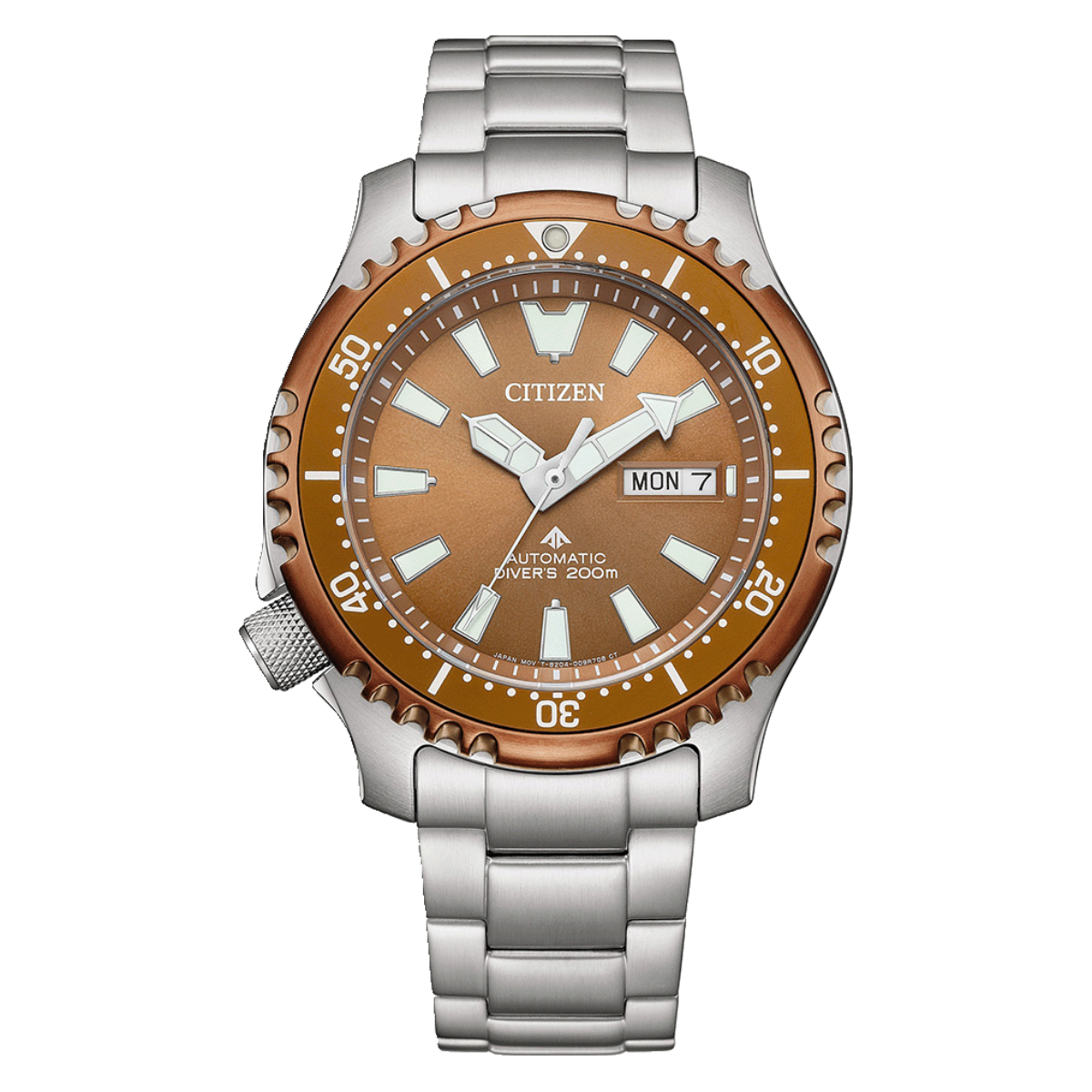 Citizen Promaster Brown Dial Analog Automatic Men’s Watch - NY0164-65X