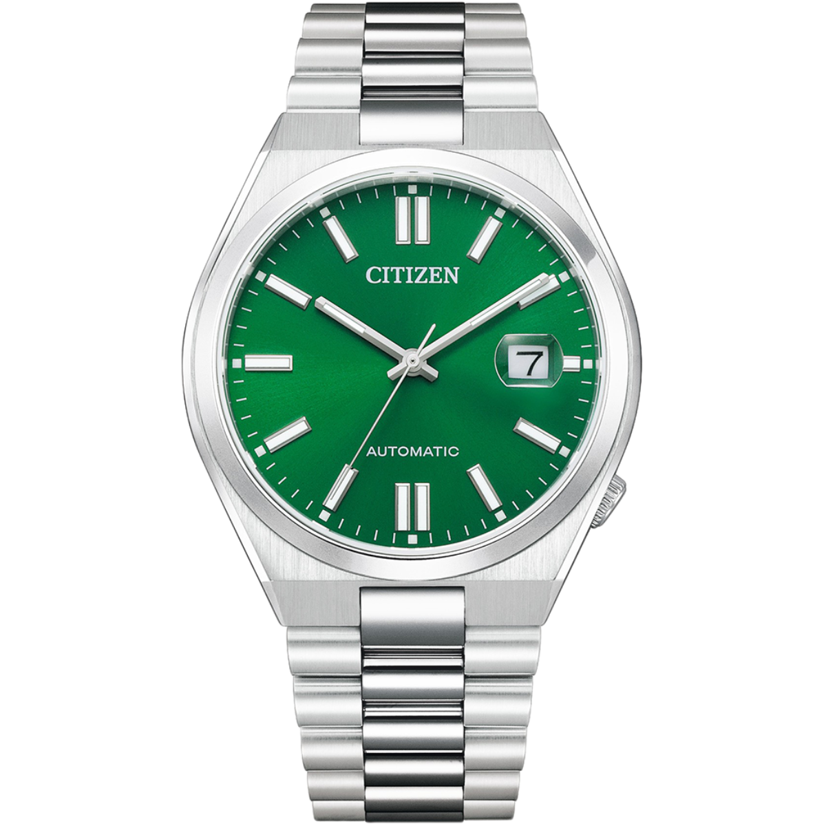 Citizen Mechanical Green Dial Analog Stainless Steel Men Watch - NJ0150-81X