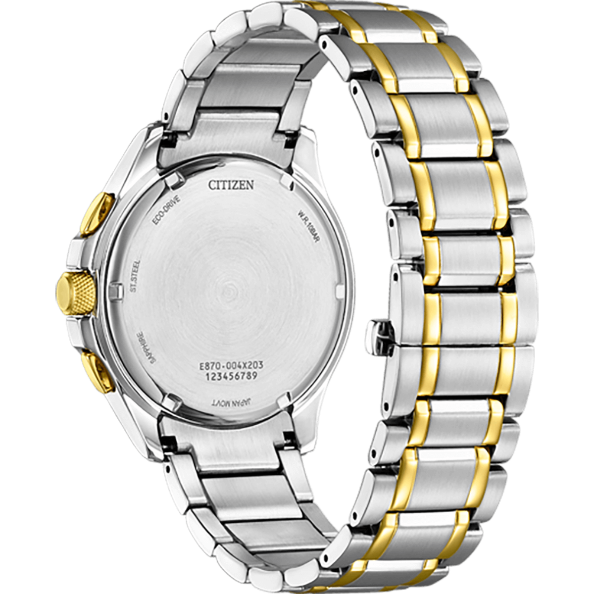 Citizen Eco-Drive Perpetual Calendar With Stainless Steel Chronograph Men Watch BL8164-57E