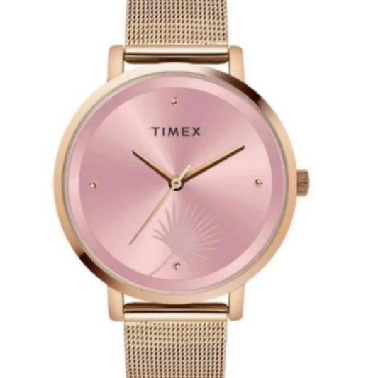 Timex Pink Dial Analog Women Watch TWEL12924