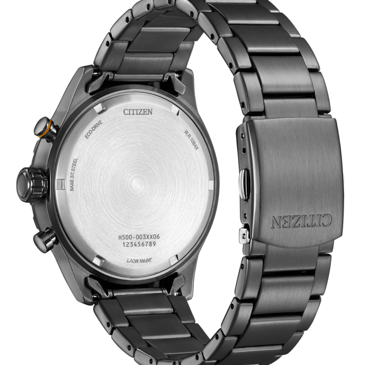 Citizen Eco-Drive Green Dial Stainless Steel Bracelet Men's Watch - AT2527-80X