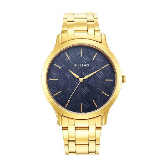 Titan Karishma Radiance Blue Dial Analog watch for Men NS1825YM05