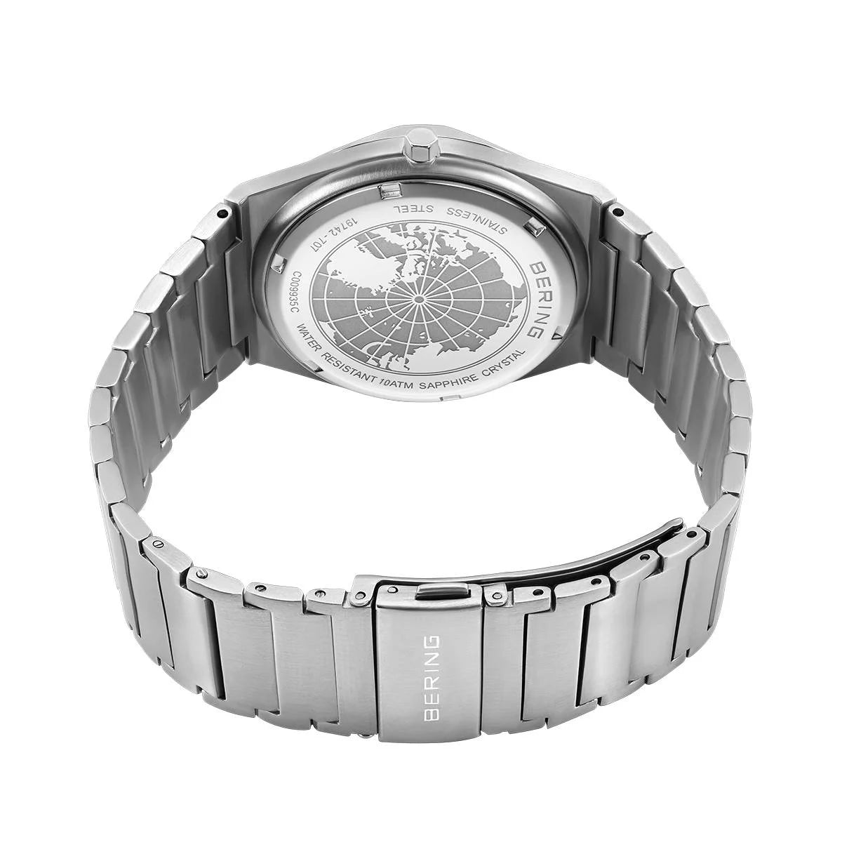 Bering Classic Blue Dial Analog Stainless Steel Men Watch 19742-707