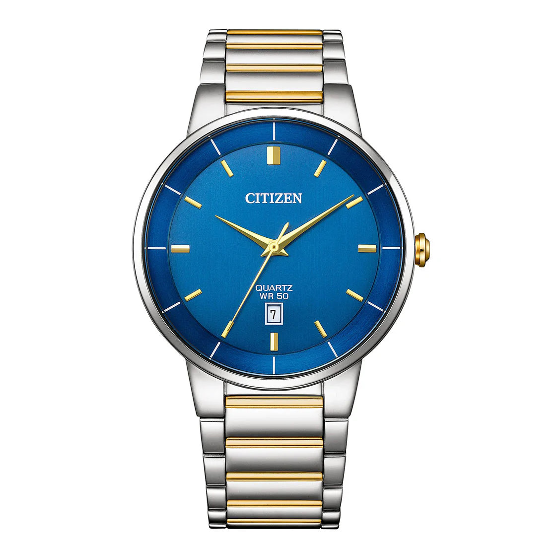 Citizen Quartz Blue Dial Analog Men Watch BI5124-50L