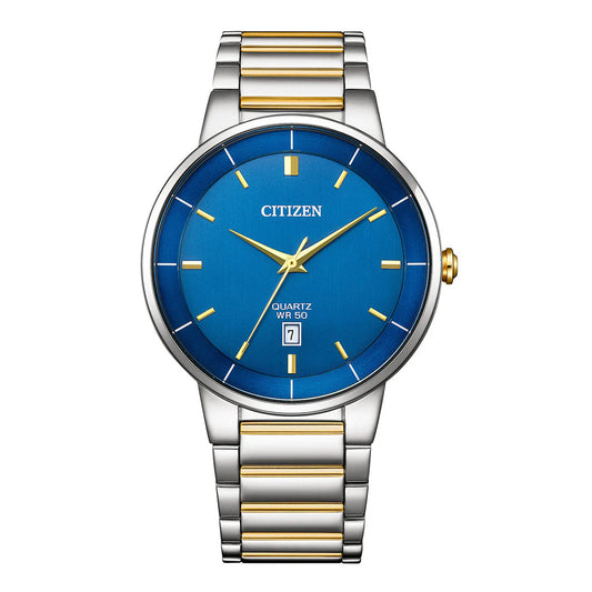 Citizen Quartz Blue Dial Analog Men Watch BI5124-50L