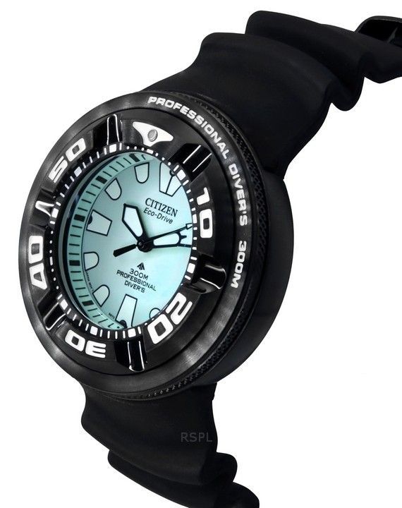 Citizen Eco-Drive Green Dial With PU Strap Men Watch BJ8055-04X