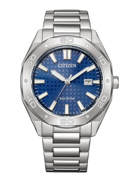 Citizen Eco-Drive Basic Blue Dial Men Watch - BM7630-80L
