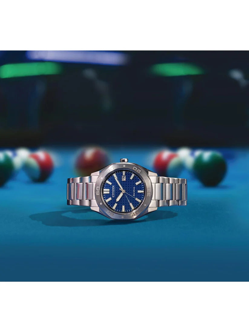 Citizen Eco-Drive Basic Blue Dial Men Watch - BM7630-80L