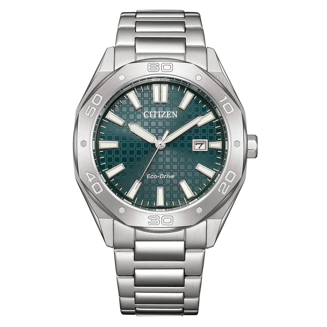 Citizen Eco-Drive Green Dial Men Watch - BM7630-80X