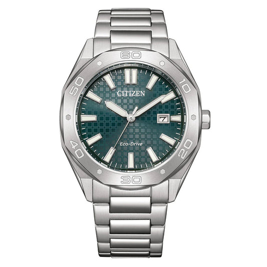Citizen Eco-Drive Green Dial Men Watch - BM7630-80X