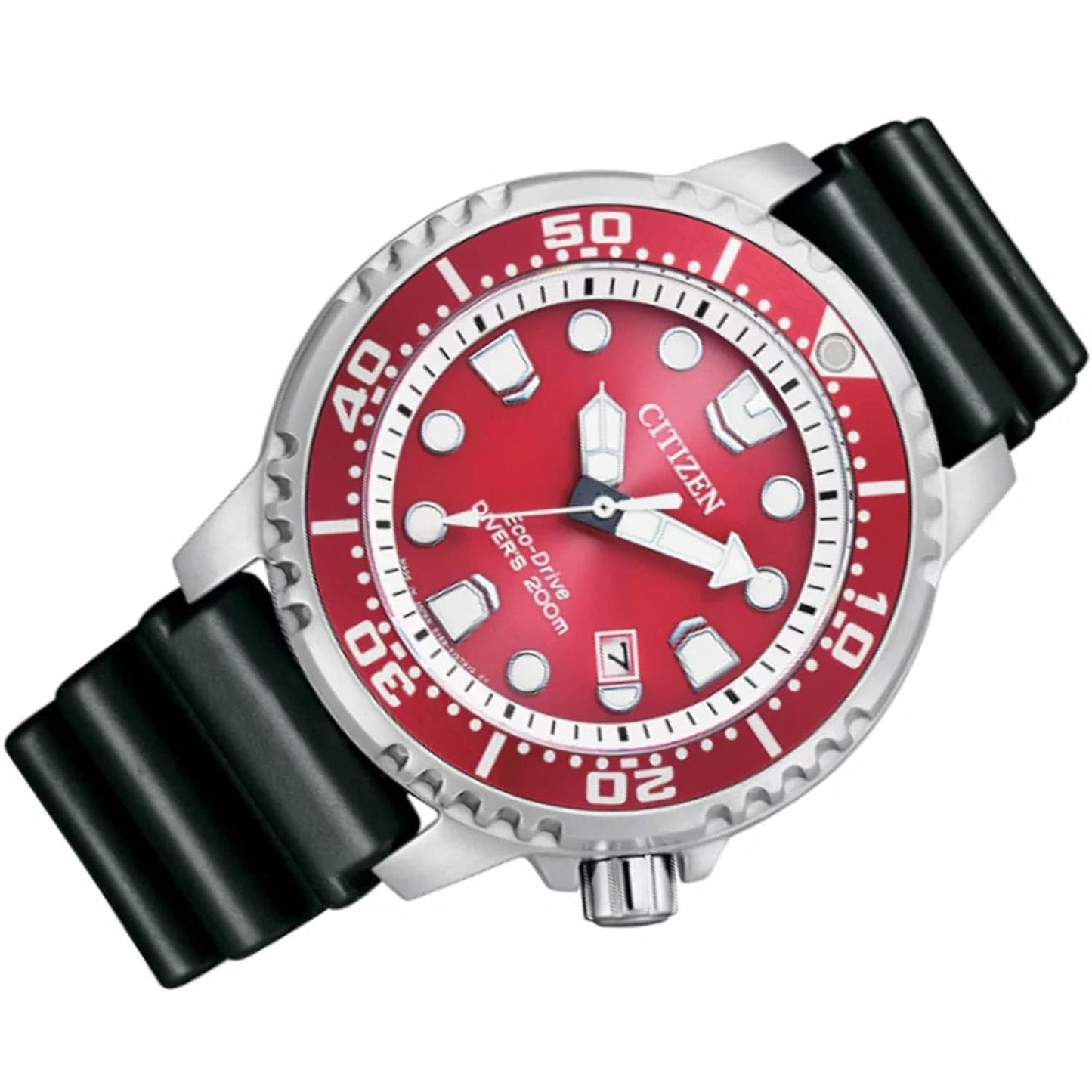 Citizen Promaster Eco-Drive Red Dial Analogue Men Watch - BN0159-15X
