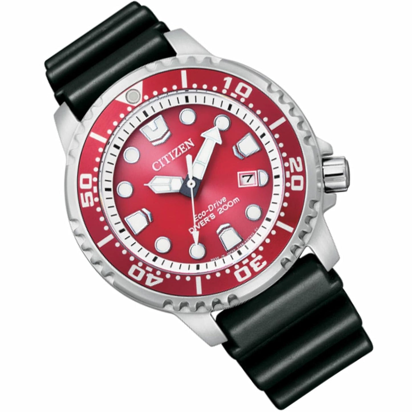 Citizen Promaster Eco-Drive Red Dial Analogue Men Watch - BN0159-15X