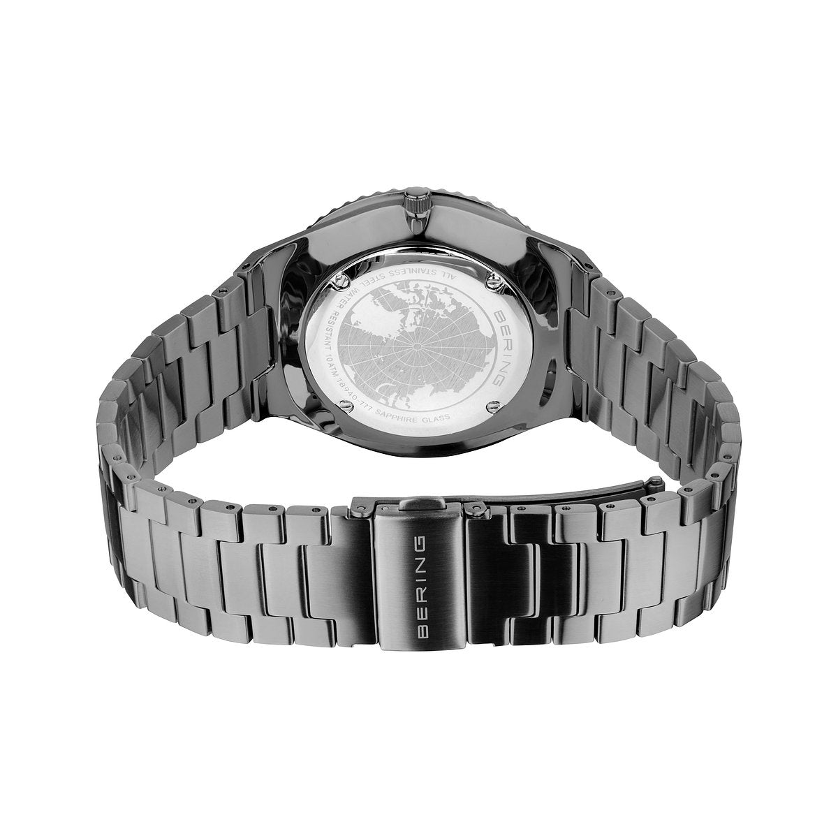Bering Classic Arctic Sailing Grey Dial Analog Men Watch 18940-777
