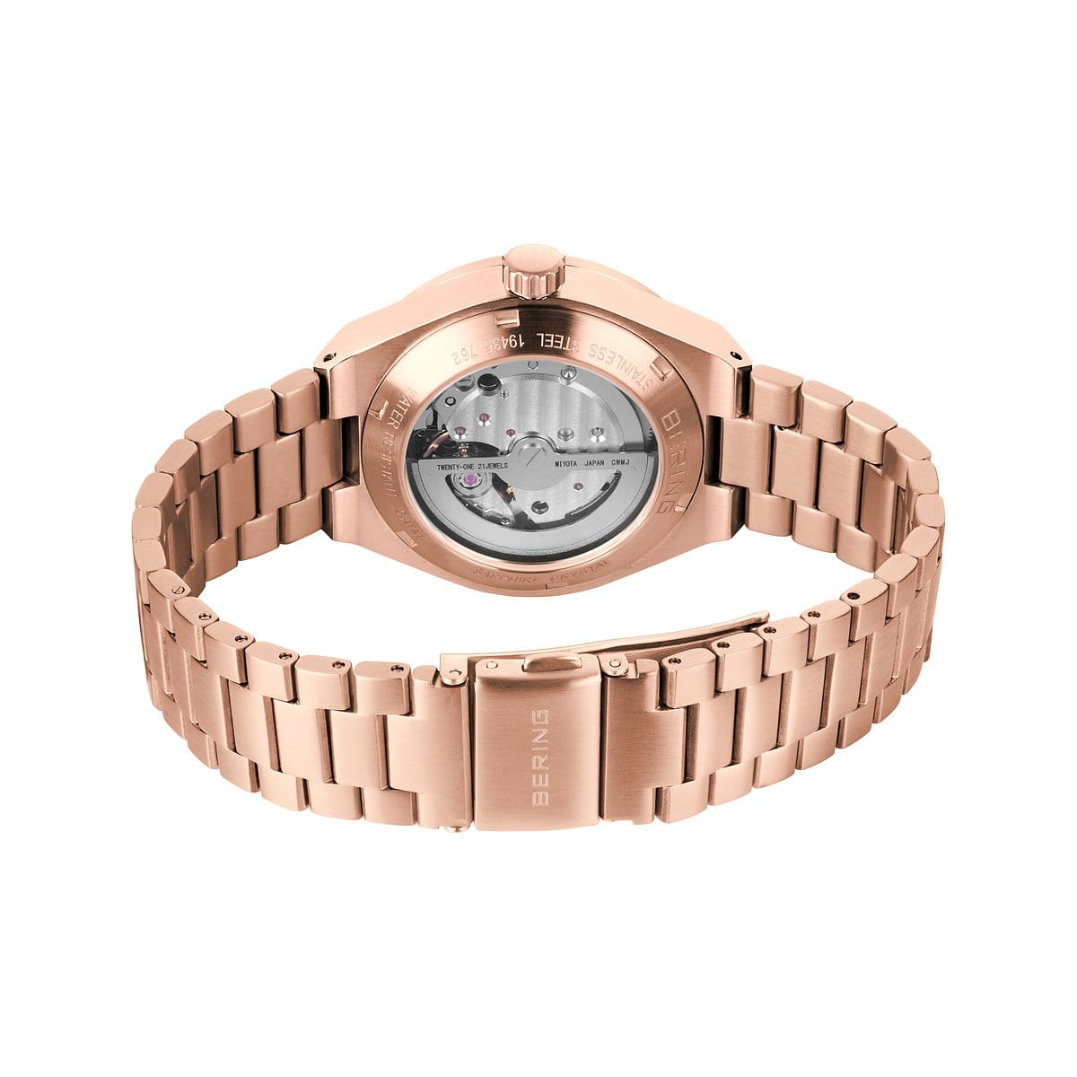 Bering Rose Gold Dial Automatic Analog Watch For Women 19435-762