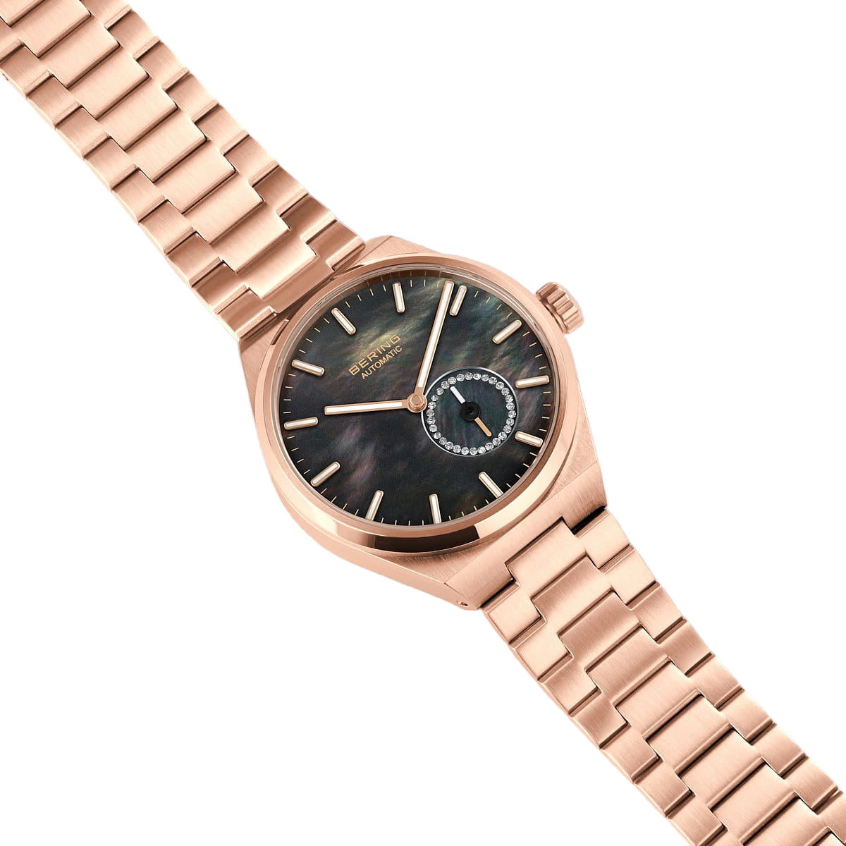 Bering Rose Gold Dial Automatic Analog Watch For Women 19435-762