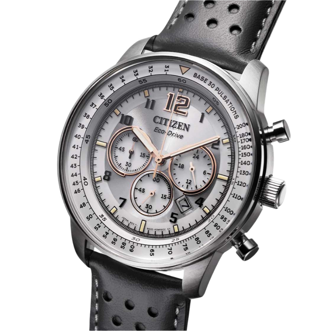 CITIZEN Eco-Drive Chronograph Grey Dial Men Watch CA4500-24H