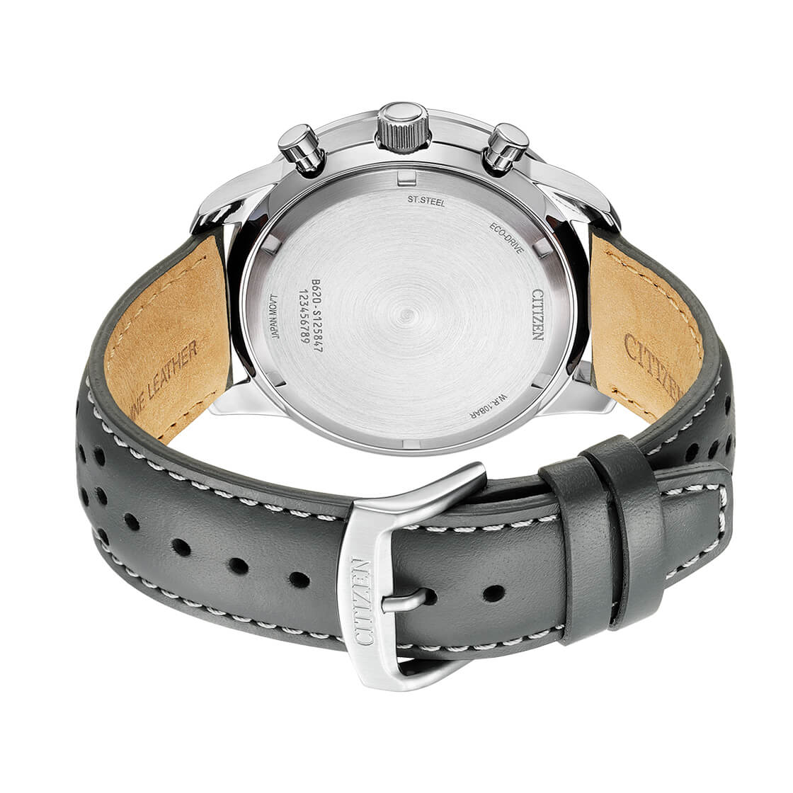 CITIZEN Eco-Drive Chronograph Grey Dial Men Watch CA4500-24H