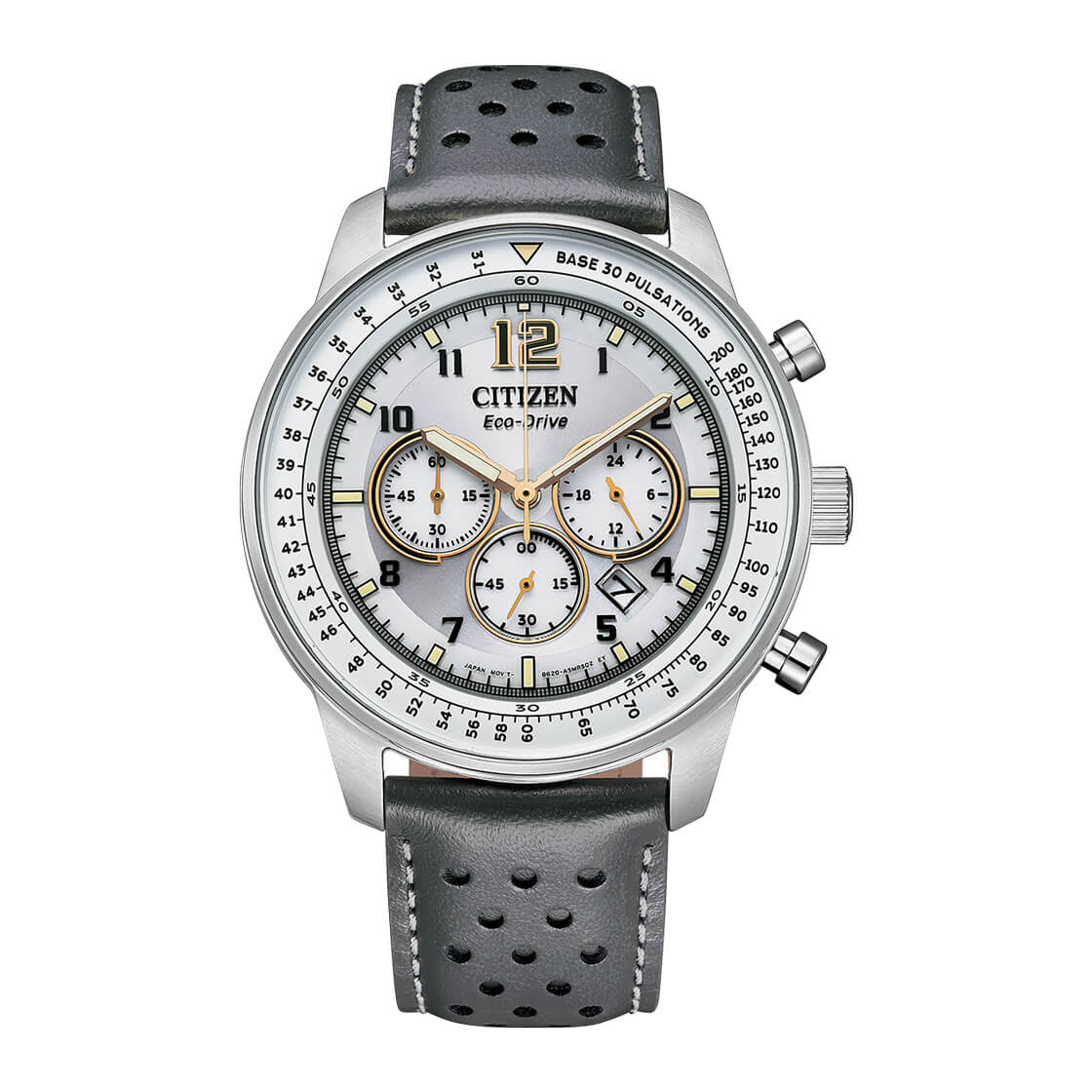 CITIZEN Eco-Drive Chronograph Grey Dial Men Watch CA4500-24H