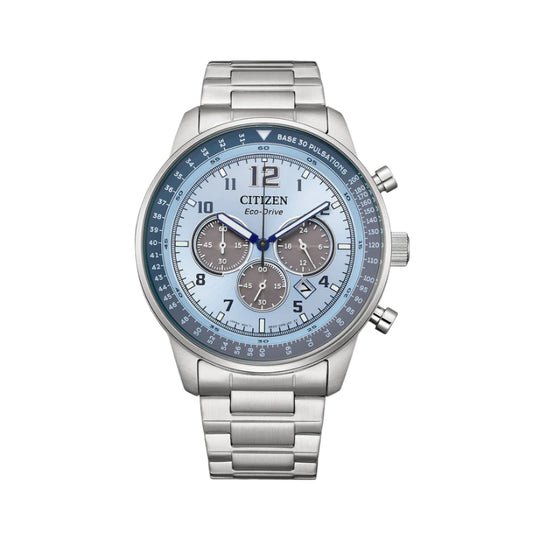 Citizen Eco-Drive Light Blue Dial Chronograph Men Watch - CA4500-83M