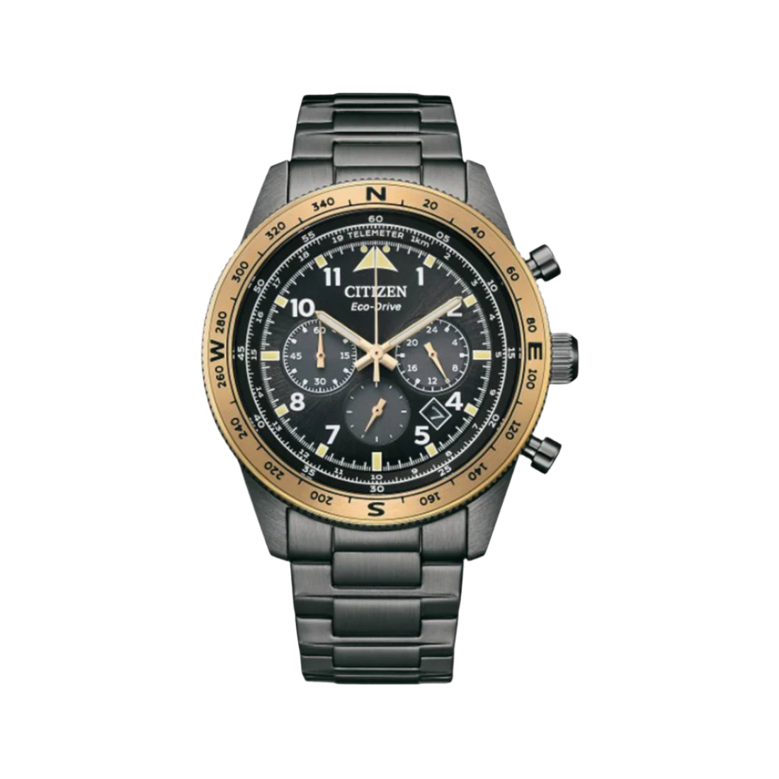 Citizen Eco-Drive Black Dial Chronograph Men Watch - CA4556-89E
