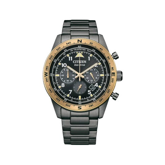 Citizen Eco-Drive Black Dial Chronograph Men Watch - CA4556-89E