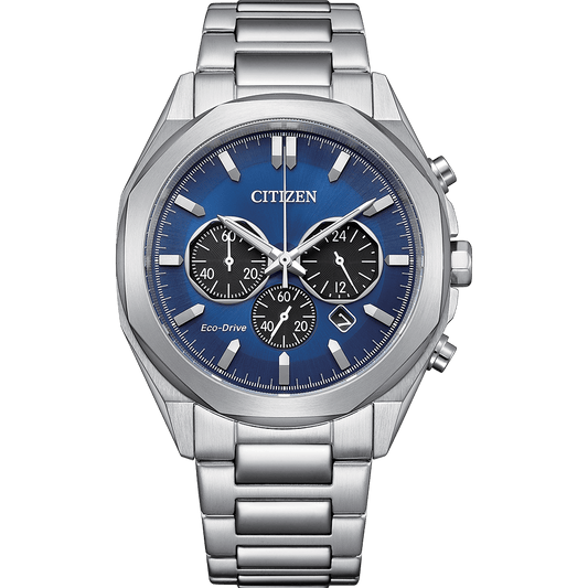 Citizen Eco-Drive Blue Dial Chronograph Men Watch - CA4590-81L