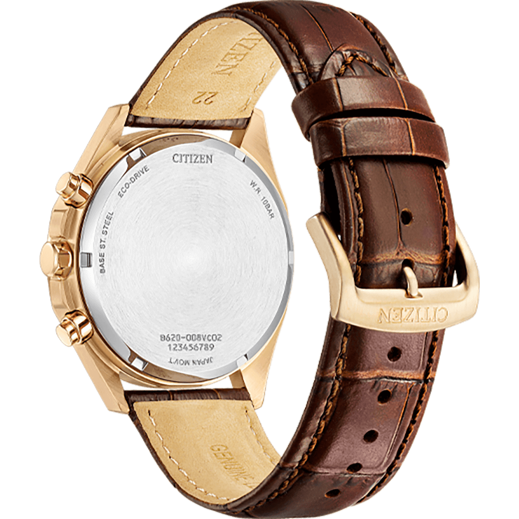 Citizen Eco-Drive White Dial Chronograph Men Watch - CA4593-15A