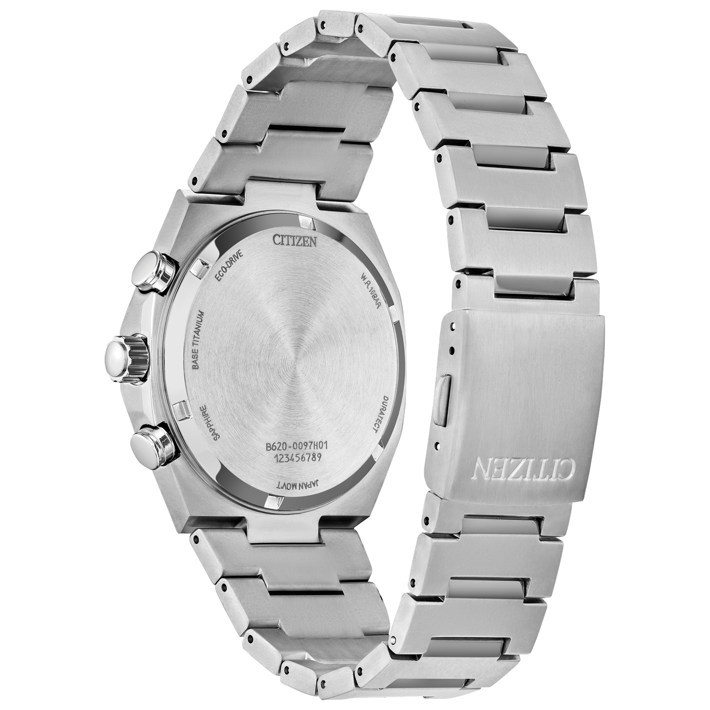 Citizen Silver Tone Panda Dial Zenshin Chrono Men's Watch - CA4610-85A