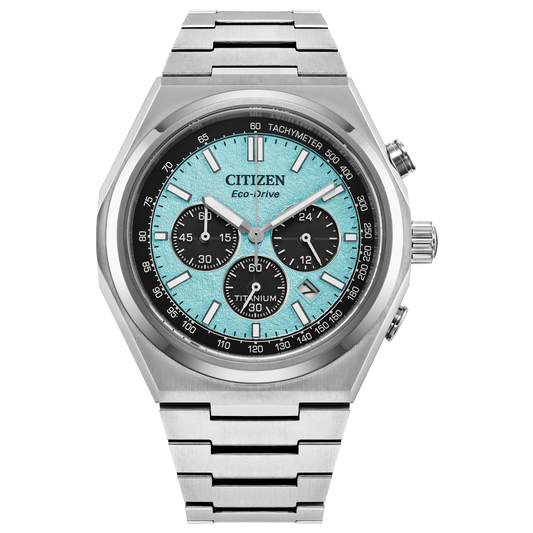 Citizen Blue Tone Dial Zenshin Chrono Watch (Men) - CA4610-85M