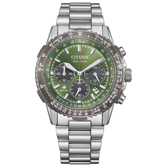 Citizen Promaster Eco-Drive Green Dial Analog Men's Watch - CA4664-60W